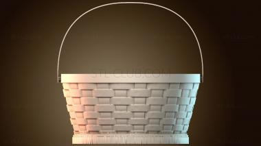 3D модель Плетеная корзина (STL)