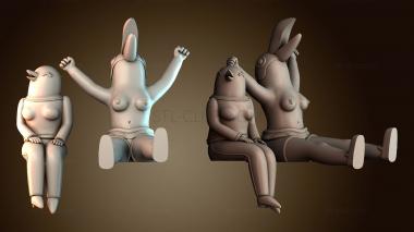 3D модель Тука и Берти (STL)