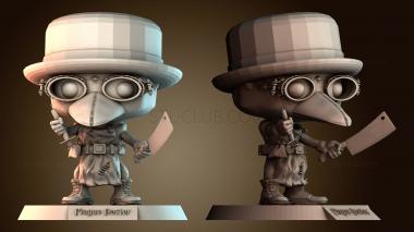 3D модель Чумной Доктор (STL)