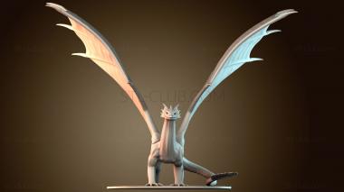 3D модель Светлый дракон (STL)