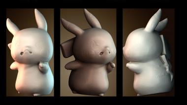 3D модель Пикачу Покемон (STL)