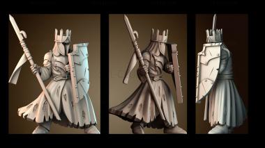 3D модель Моргульский рыцарь пешком Прокси (STL)