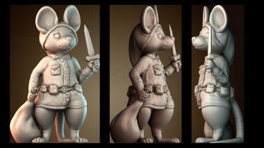 3D модель Rat Rogue Remastered (STL)