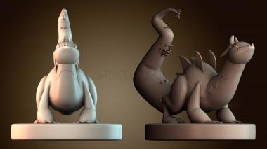 3D модель Милый динозавр (STL)