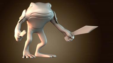 3D модель Мистер Лягушка народ (STL)