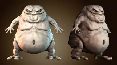 3D модель Лягушка мутант (STL)