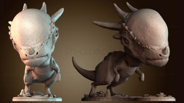 3D модель Стигги Динозавр (STL)