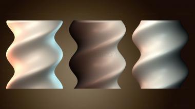 3D модель Витая подставка для карандашей (STL)