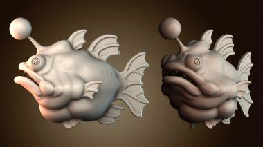 3D модель Рыба удильщик (STL)