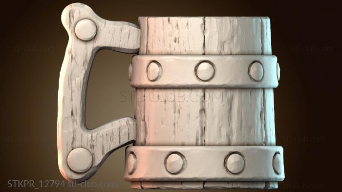 Статуэтки упрощенные Старая деревянная чашка