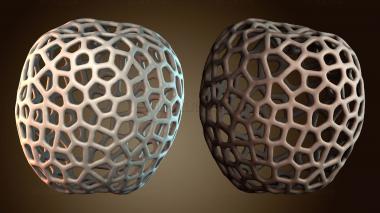 3D модель Apple voronoi (STL)