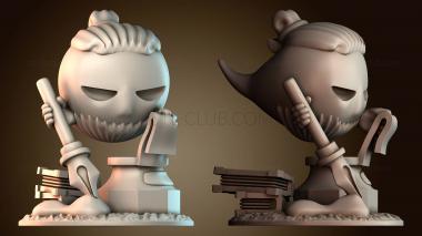 3D модель Аугусто, писатель призрак (STL)