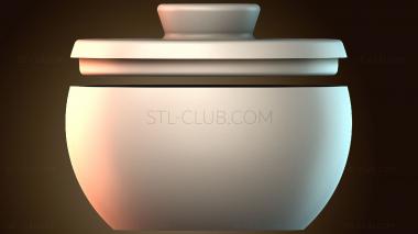 3D модель Конфетница с крышкой (STL)