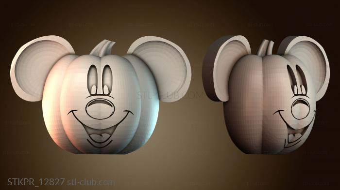 Статуэтки упрощенные Микки Джек фонарь