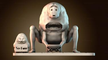 3D модель Безликий (STL)