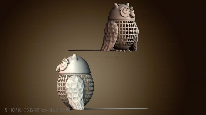 Статуэтки упрощенные Копилка для книг в форме совы