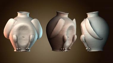 3D модель Кувшин в форме совы (STL)