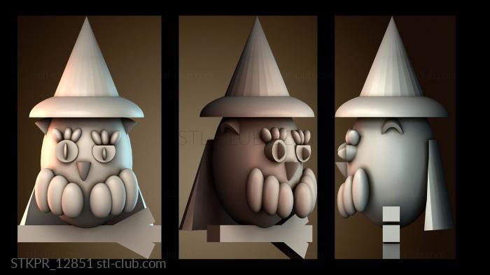 Статуэтки упрощенные Сова ведьма