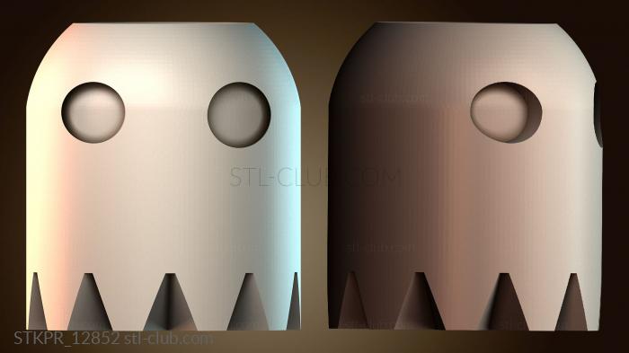 Статуэтки упрощенные Подставка для карандашей Pacman Ghost