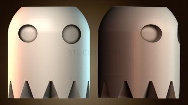 3D модель Подставка для карандашей Pacman Ghost (STL)