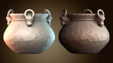 3D модель Пустой котел для Хэллоуина (STL)