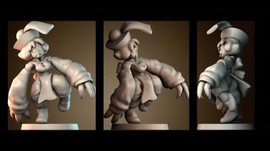 3D модель Цзянши — китайский прыгающий вампир (STL)