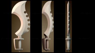 3D модель Меч охотника на монстров (STL)