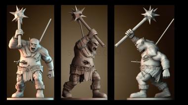 3D модель Огр зомби (STL)