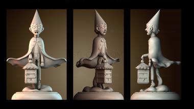 3D модель Вирт с фонарем (STL)