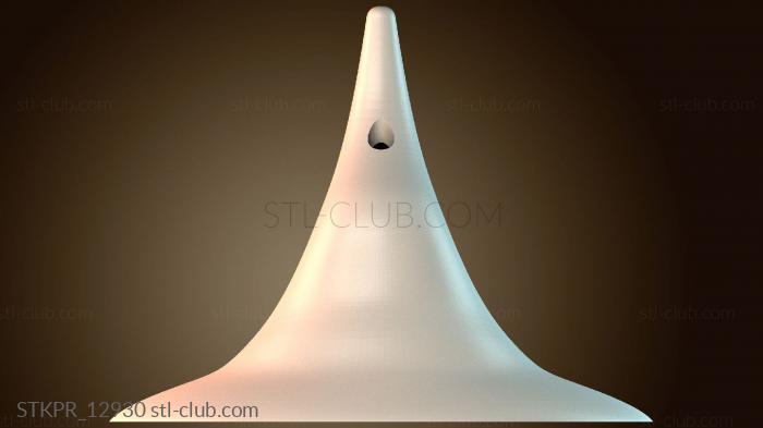 Серьги в виде ведьминой шляпы