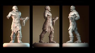 3D модель Зомби орк (STL)