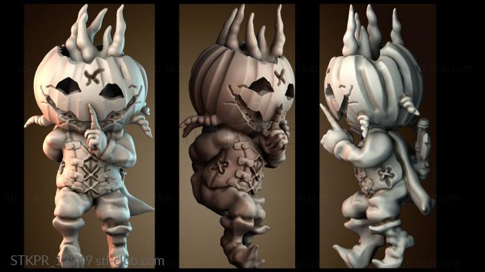 Статуэтки упрощенные Корган Демоническая тыква