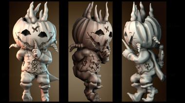 3D модель Корган Демоническая тыква (STL)