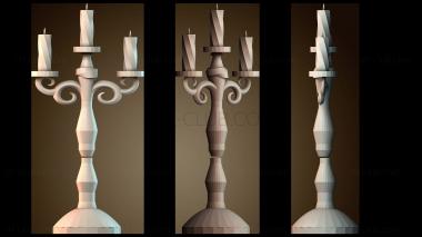 3D модель Жуткая свеча (STL)