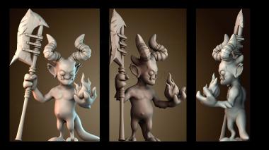 3D модель Демон (STL)