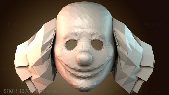 Статуэтки упрощенные Страшная маска клоуна