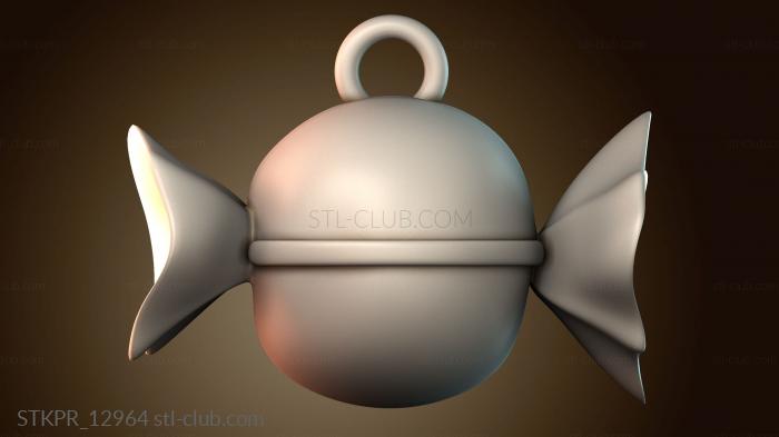 Статуэтки упрощенные Брелок конфета