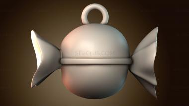 3D модель Брелок конфета (STL)