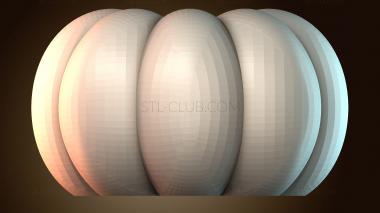 3D модель Подсвечник в форме тыквы (STL)
