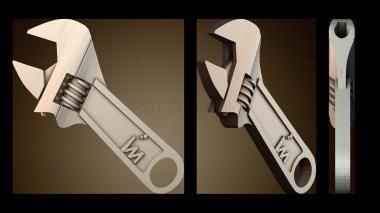 3D модель Разводной ключ (STL)