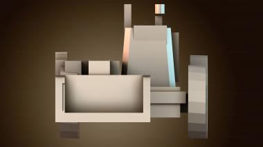 3D модель Вилочный погрузчик Manitou (STL)