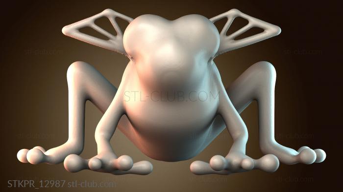 Статуэтки упрощенные Лягушка с крыльями