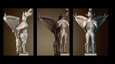 3D модель Горгулья (STL)