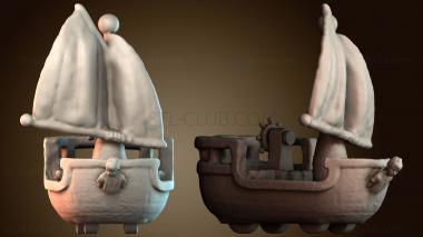 3D модель Пиратский корабль (STL)