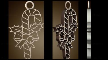 3D модель Конфетная трость (STL)