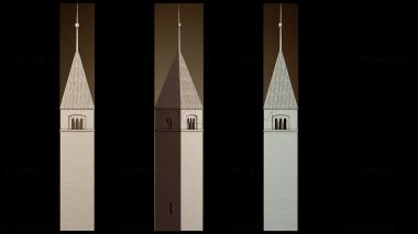 3D модель Куронская колокольня (STL)