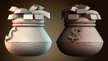 3D модель Денежный мешок (STL)