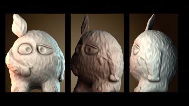 3D модель Скульптура причудливого существа (STL)