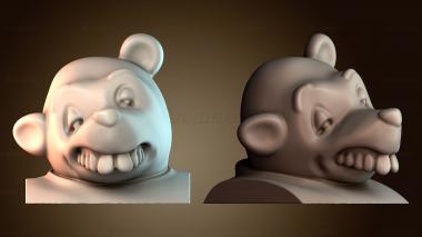 3D модель Глупый Винни (STL)