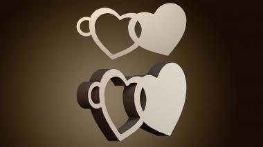 3D модель Брелок в форме сердца (STL)